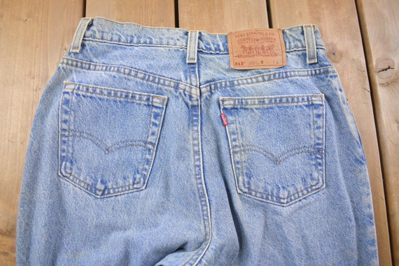 Vintage 1990s Levi's 512 Red Tab Jeans Size 28 x … - image 5