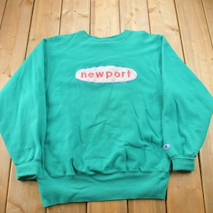 Vintage 1980s Newport Champion Reverse Weave Sweatshirt / Vintage Champion / Made IN USA / Streetwear