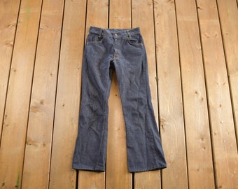 Vintage 1980s Denim Bootcut Jeans Size 24x24 / American Vintage / Workwear / Streetwear / Vintage Pants