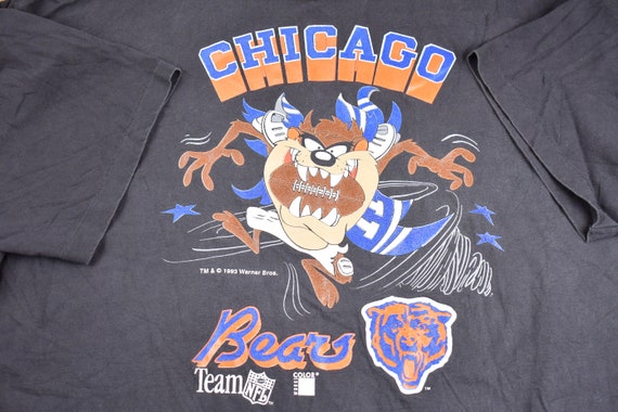 90’s Mens Chicago Bears Taz T-Shirt Black main image 1