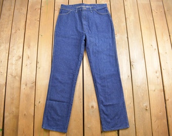 Vintage 1980s Wrangler Jeans Size 35 X 33 / Blue / 80s Denim / Made in Canada / American Vintage / Workwear / Streetwear / Pants