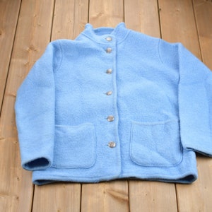 Vintage 1990s LL Bean Fleece Cardigan Sweater / Sportswear / 90s Cardigan / Streetwear / Athleisure / Hiking / 90s LL Bean Sweater