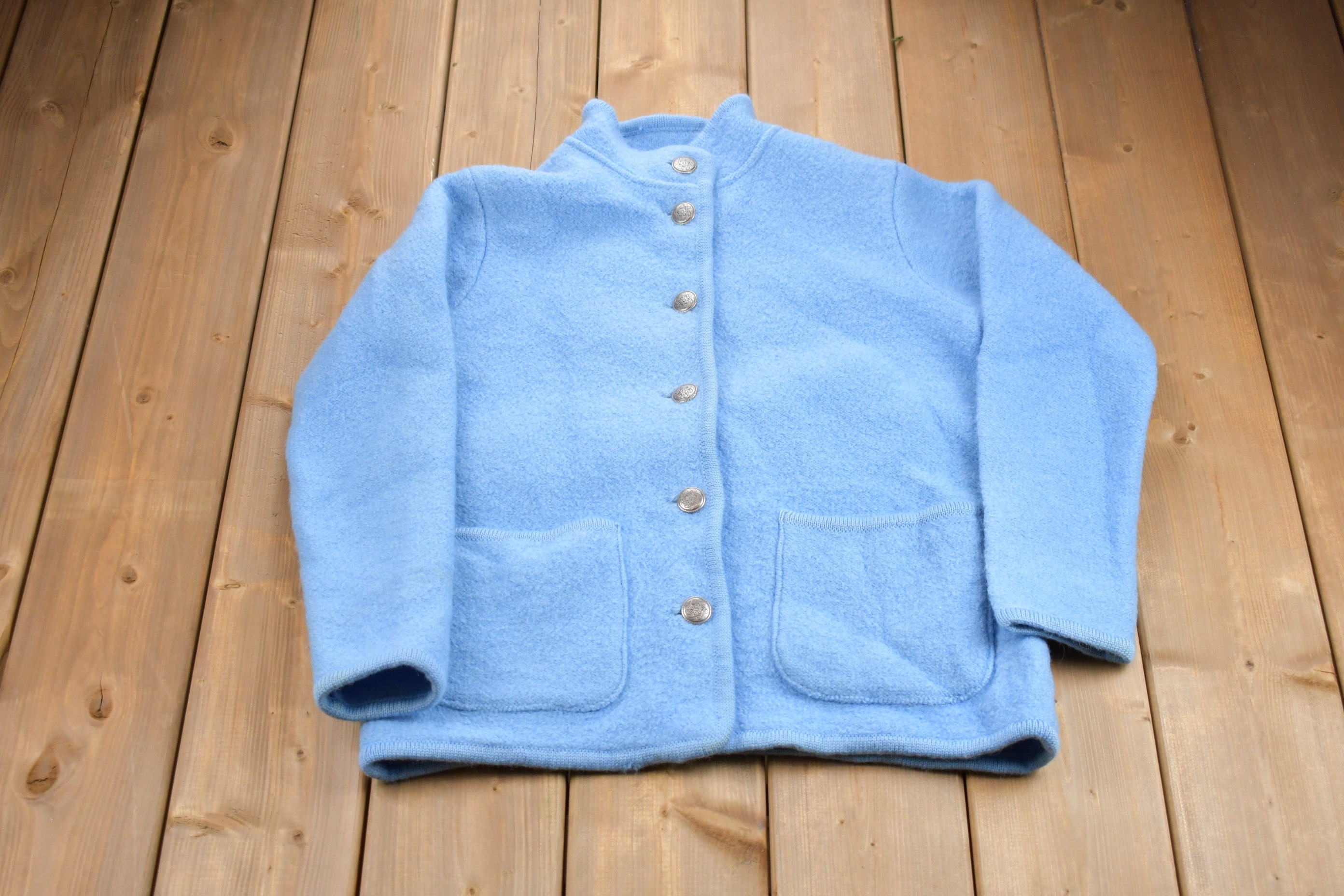 Vintage 1990s LL Bean Fleece Cardigan Sweater / Sportswear / - Etsy Canada