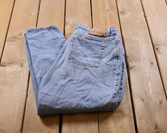 Vintage 1990s Levi's 550 Red Tab Denim Jeans Size  34 x 31 / Vintage Denim / Streetwear / Jeans / True Vintage / Vintage Levi's