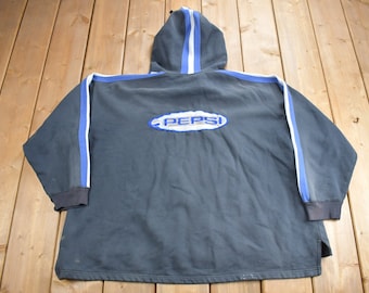 Vintage 1990s Pepsi Embroidered Hoodie / 90s Hoodie / Vintage Sweater / 90s Pepsi Hoodie / Nothing Else Is A Pepsi