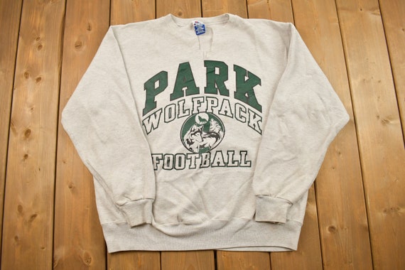 Vintage 1990s Park Wolf Pack Champion Crewneck Sw… - image 1