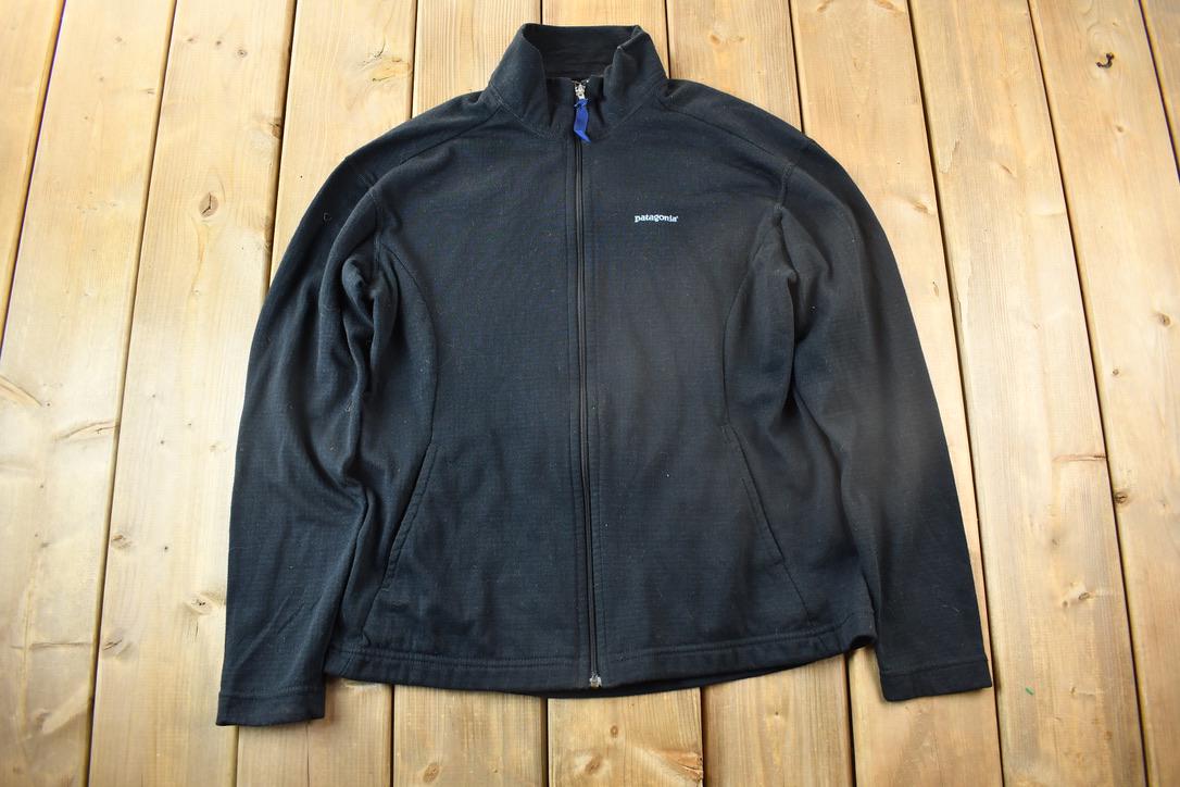 Vintage 1990s Patagonia Synchilla Full Zip Sweater / Made in USA