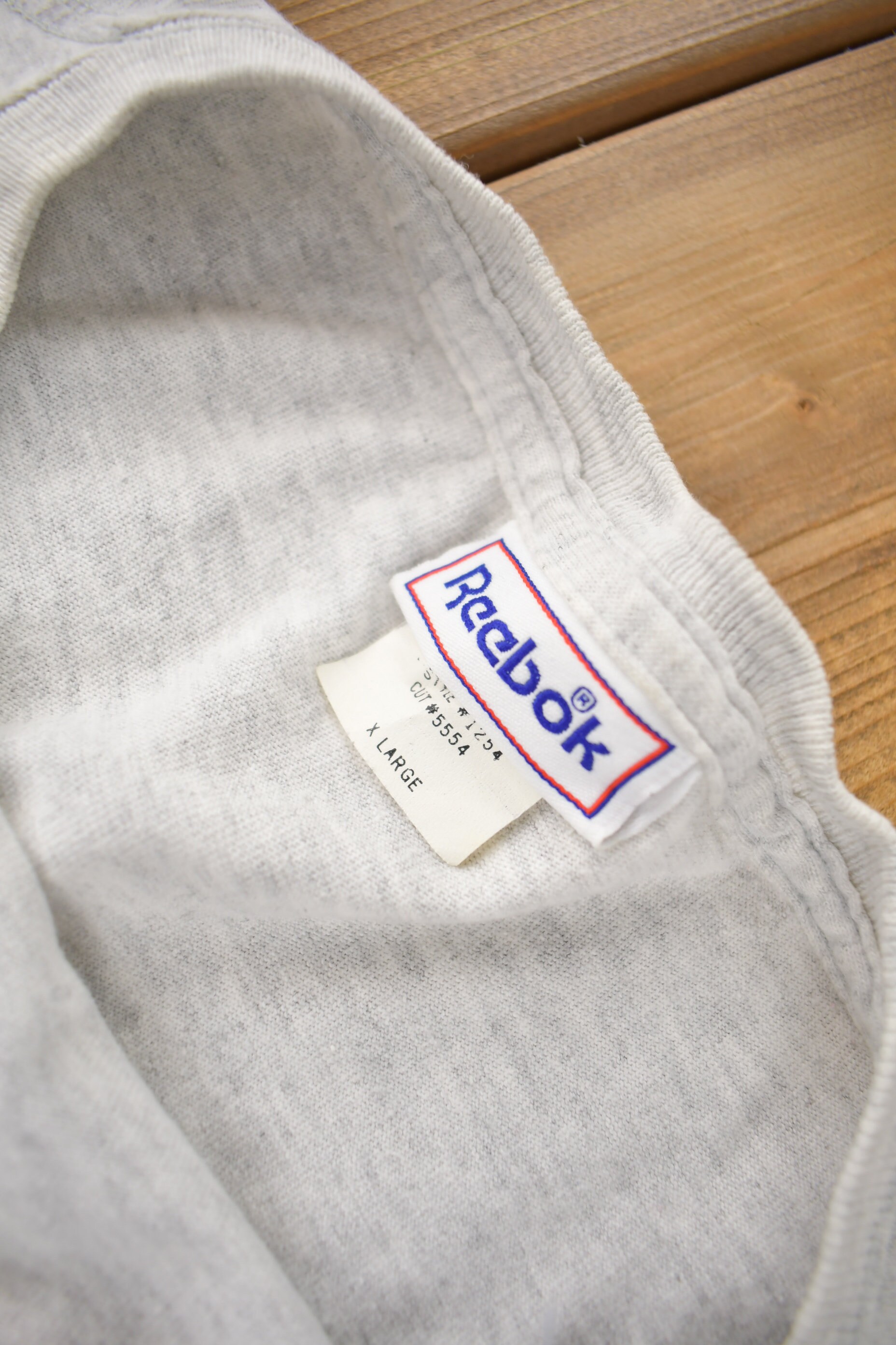 Vintage 1990s Reebok Basketball Single Stitch Graphic T Shirt Made