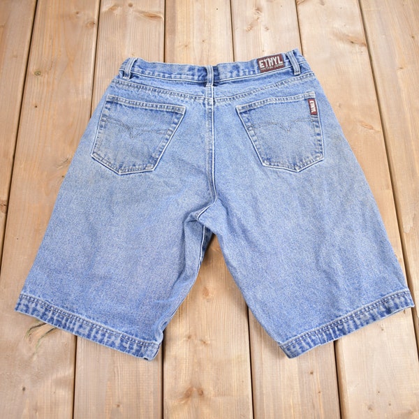 Vintage 1990s Ethyl Jean Shorts / 90s Shorts / Vintage Jorts / Light Wash / Vintage Jeans/ Jorts