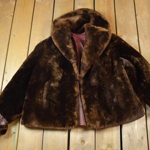 Vintage 1980s Brown Mink Fur Coat / Vintage Mink Jacket / Authentic Fur / Made In USA / True Vintage / International Furriers