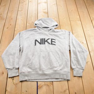 Vintage Y2K Nike Spell Out Logo Hoodie / Vintage Hoodie / Vintage Sweater / Embroidered / Color Block / Vintage Nike