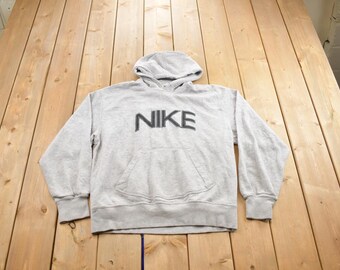 Nike Crewneck Felpa Nike Vintage Y2K Nike Spell Out Logo Hoodie