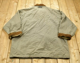 Vintage 1980s Eddie Bauer Hunting Jacket / Corduroy Trim Vintage 1980s Eddie Bauer Hunting Jacket / Corduroy Trim
