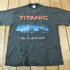 Vintage 1997 Titanic the Exhibition Single Stitch Graphic T-shirt 