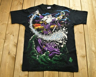 liquid blue vintage 1994 skeleton tee