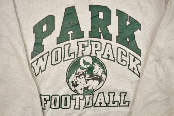 Vintage 1990s Park Wolf Pack Champion Crewneck Sw… - image 3