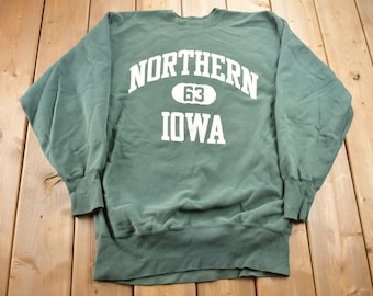 トップス 90s Champion Reverse Weave Northern Iowa Northern Iowa Champion Reverse Weave Crew Neck Sweatshirt 90s