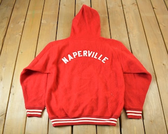 50s Champion Zip up Fleece Hoodie - Etsy