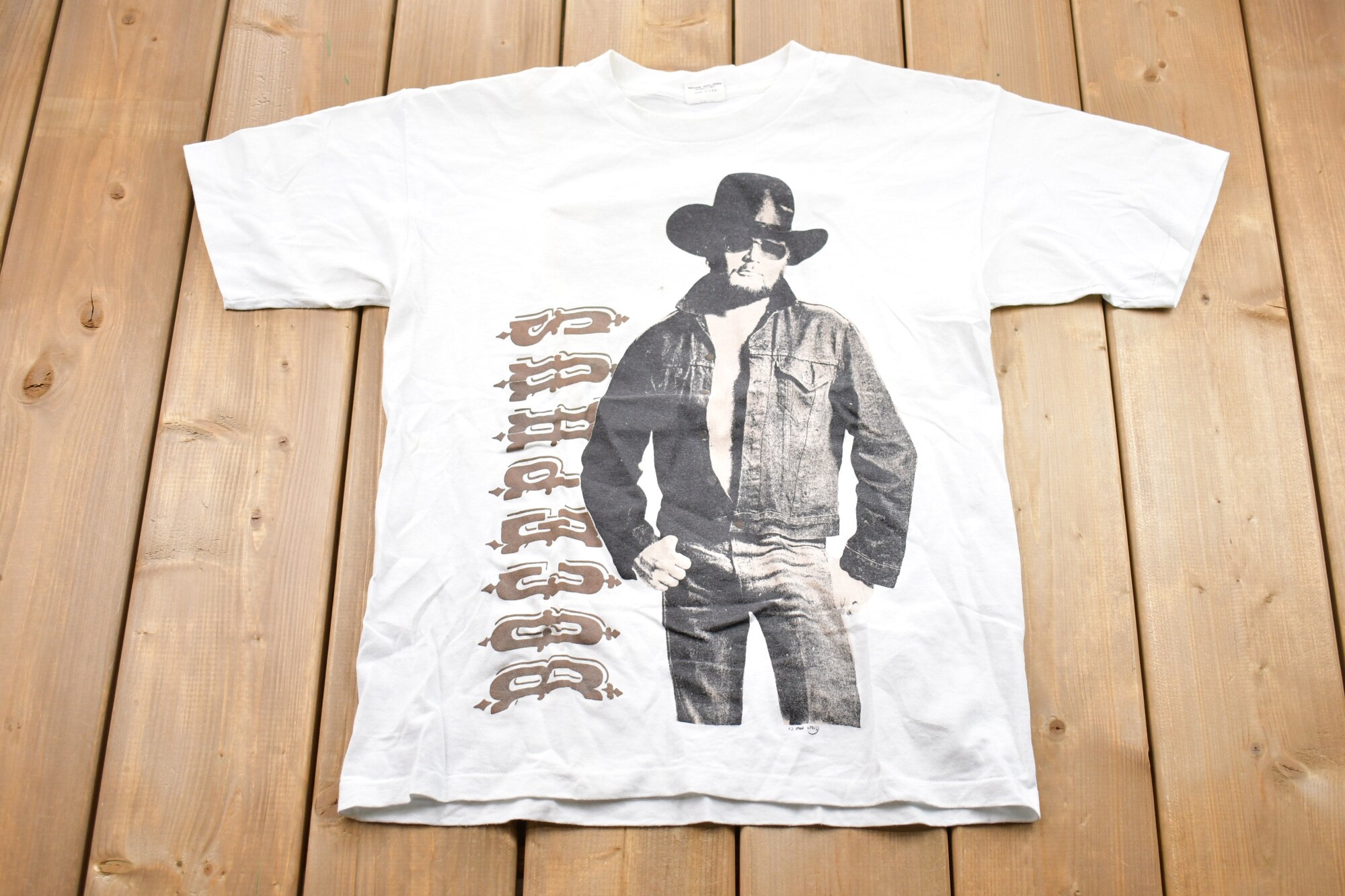 Vintage 1988 Hank Williams Jr. Fan Club Graphic T-Shirt