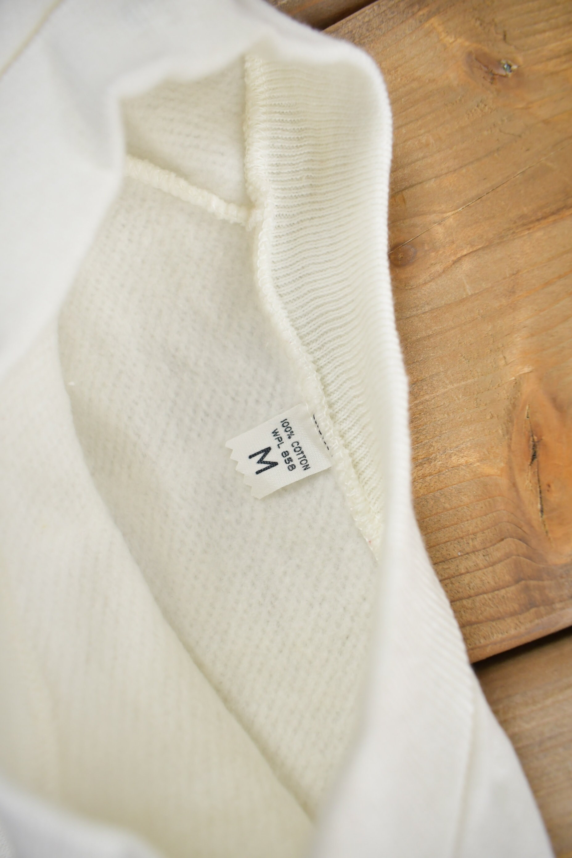 Vintage 1970s Blank Raglan Crewneck Sweatshirt / 70s Crewneck 