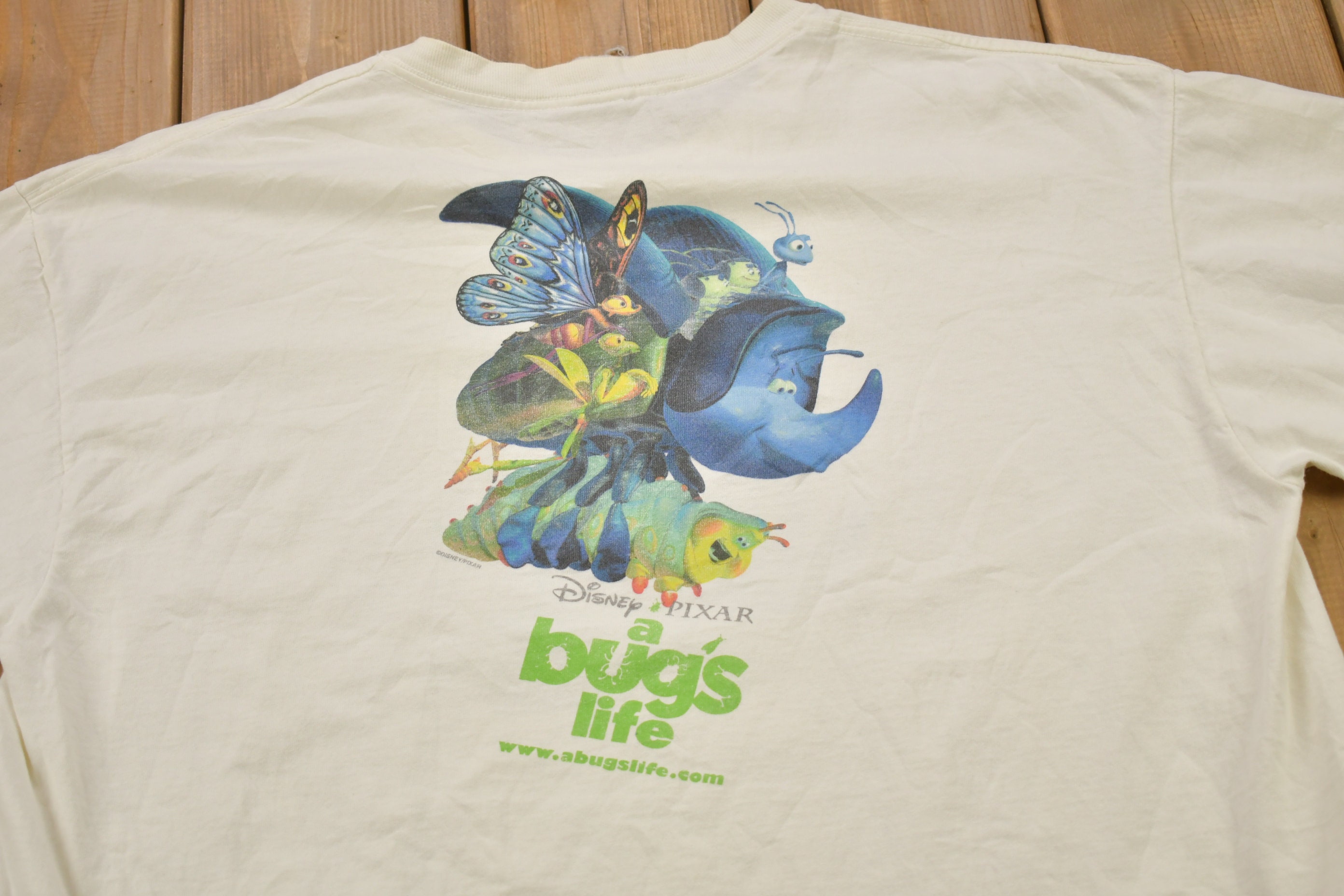 Vintage 1990s Disney's Bugs Life Movie Promo T-shirt / Vintage