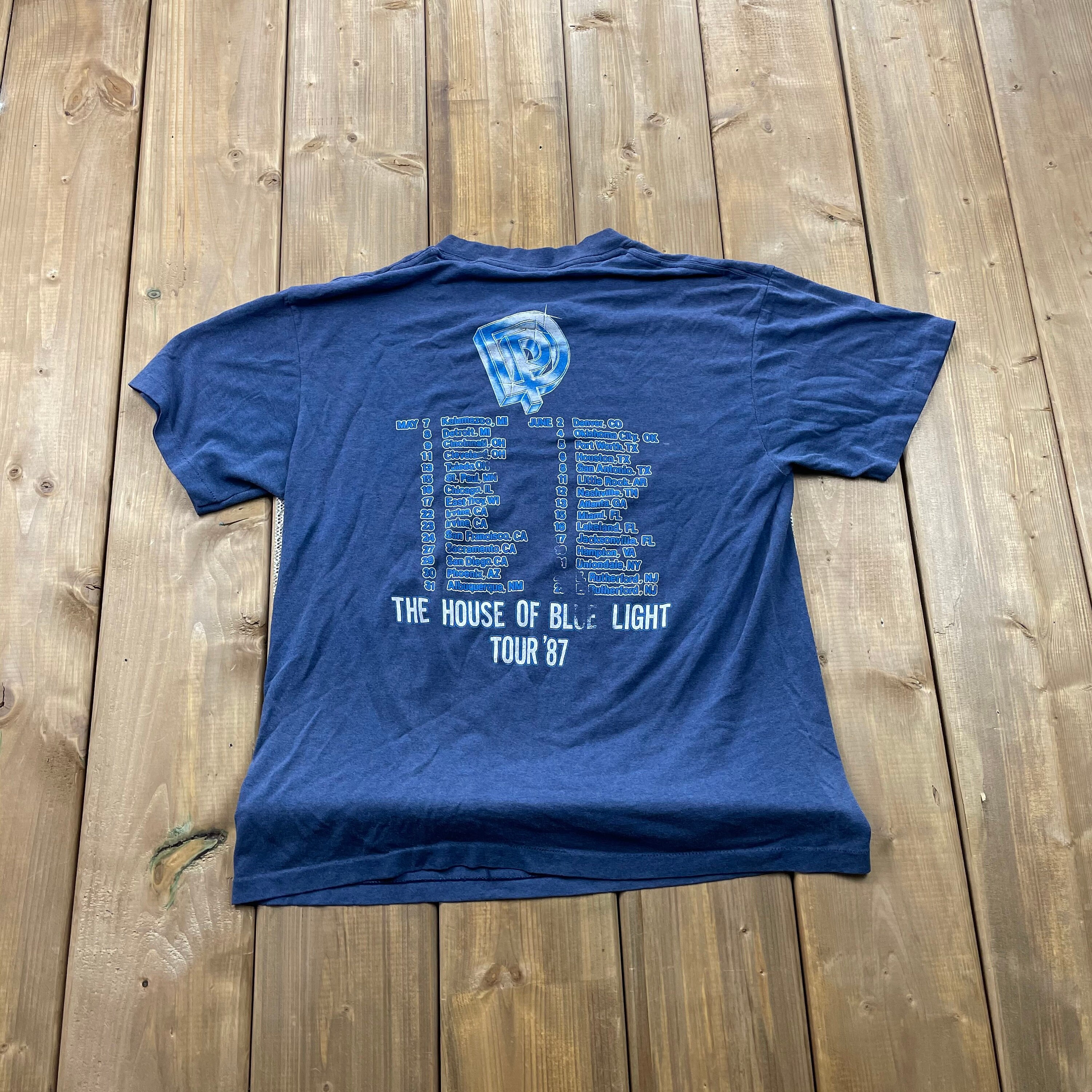 80s Deep Purple ツアーTシャツ ラグラン バンド 1987年 80s Deep Purple ツアーTシャツ ラグラン バンド 1987年