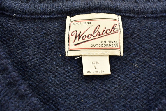 Vintage 90's Woolrich Knitted Sweater / Made In U… - image 3
