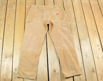 Vintage 1990s Dickie's Canvas Carpenter Pants Size 33 X 32 / 90s