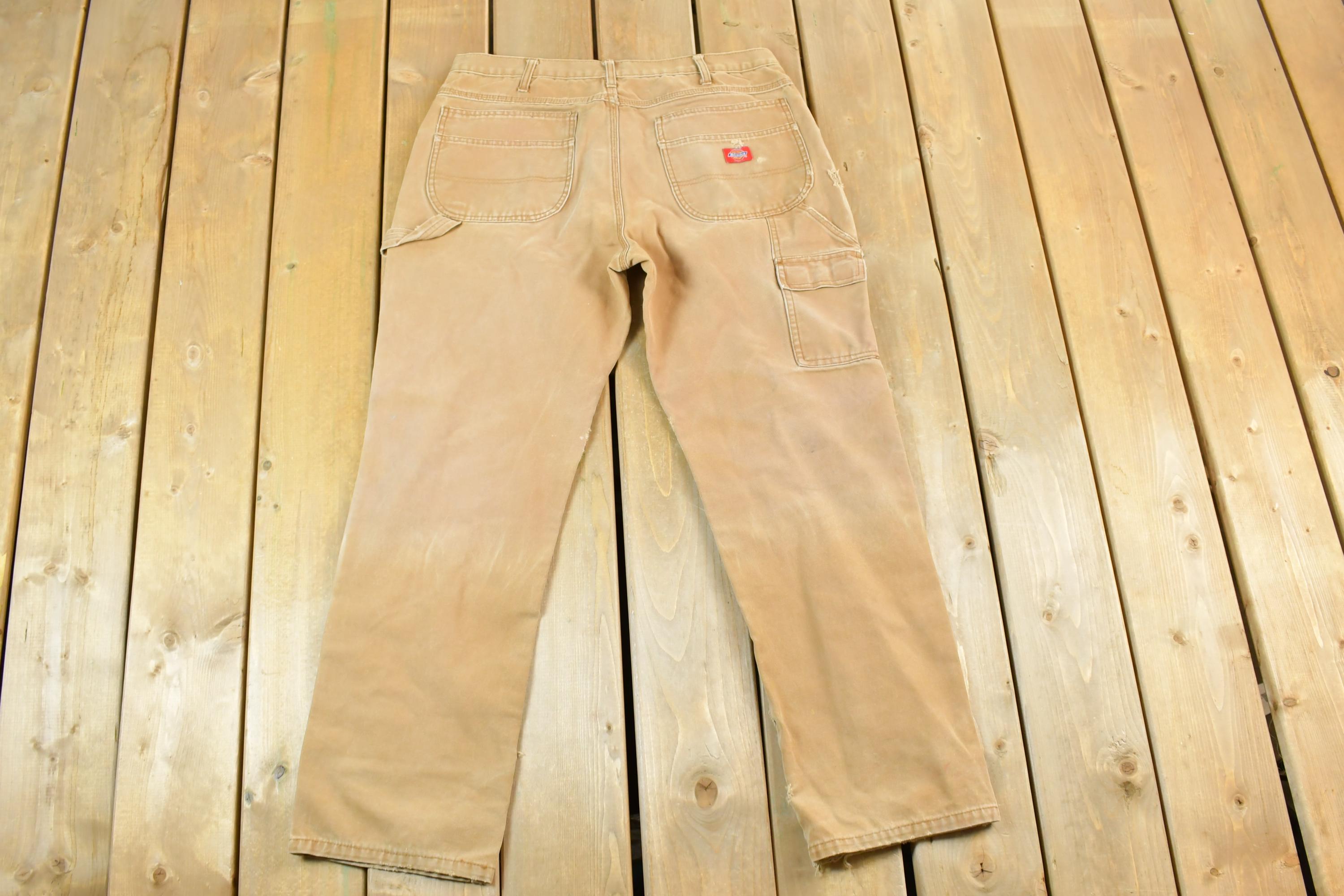 Vintage 1990s Dickies Work Pants Size 36 X 32 / 90s Carpenter
