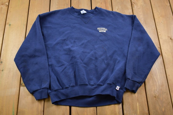 Vintage 1990s Russell Athletic Embroidered Crewneck Sweatshirt