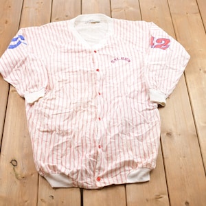 Camisa de pijama vintage de rayas diplomáticas de Esleep de los años 90 / Pijama de los años 90 / Pijama vintage / Pijama de los años 90 / Esleep de los años 90