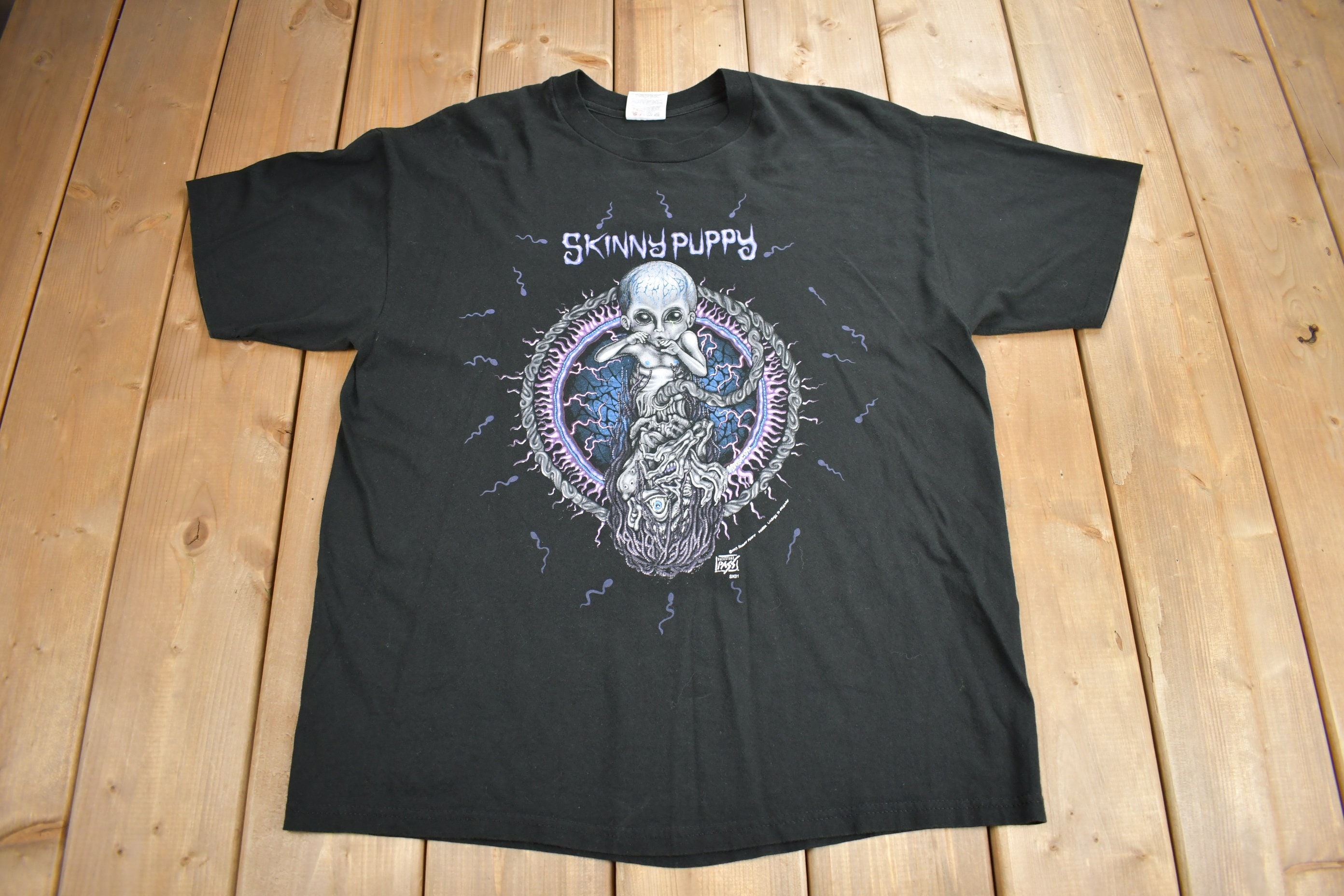SKINNY PUPPY バンドTシャツ 90s vintage Vintage 90's Skinny Puppy Canadian Music Group Genre