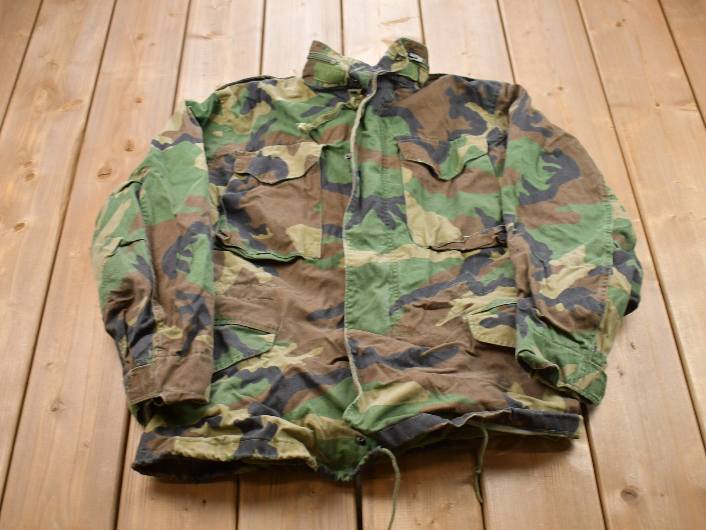 00s archive camo field jacket Vintage 80s USMC M-65 Camouflage
