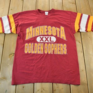 Vintage 1990s Minnesota Golden Gophers University Collegiate T-Shirt / NCAA Tee / 90s Logo 7 / Americana / College Football / Men&#39;s Large
