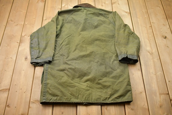Vintage 1980s Barbour Wax Jacket / Fall Outerwear… - image 2