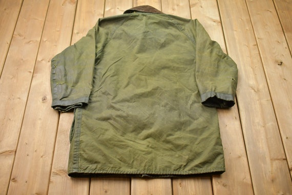 Vintage 1980s Barbour Wax Jacket / Fall Outerwear… - image 2