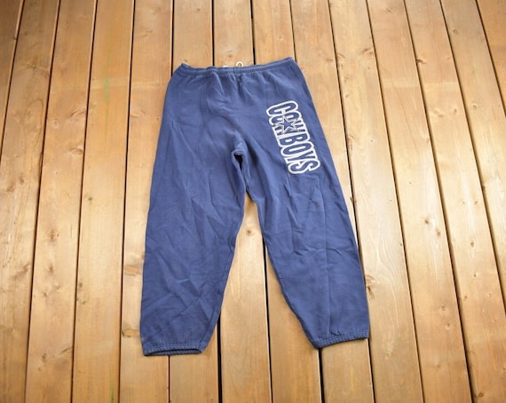 Vintage 1990s Dallas Cowboys Sweat Pants Size L /… - image 1