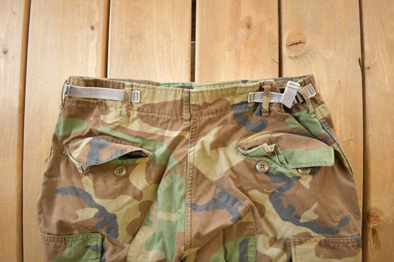 Vintage 1990s US Army Camouflage Cargo Pants Size… - image 5