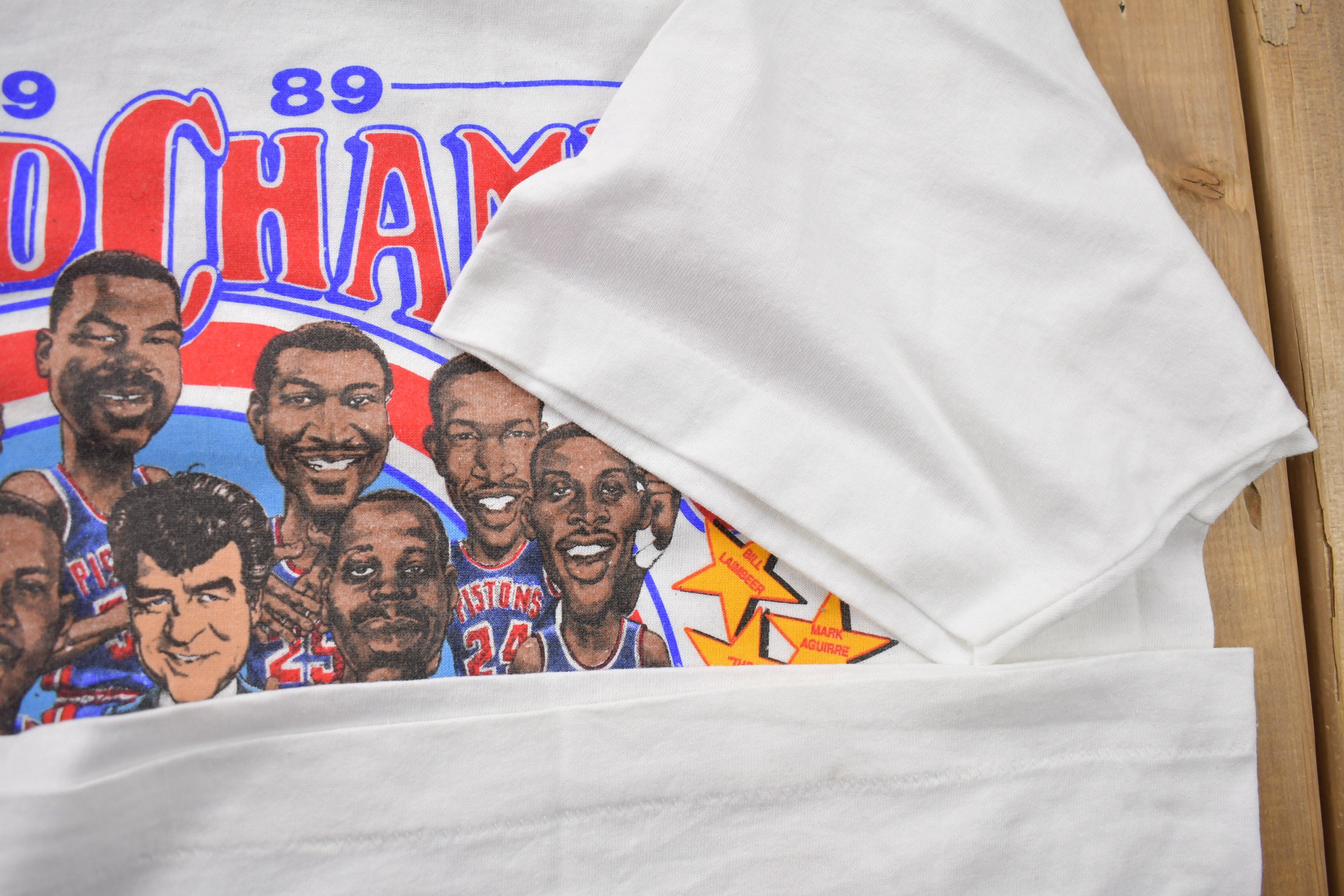 Vintage 1989 Detroit Pistons NBA World Champs Big Head