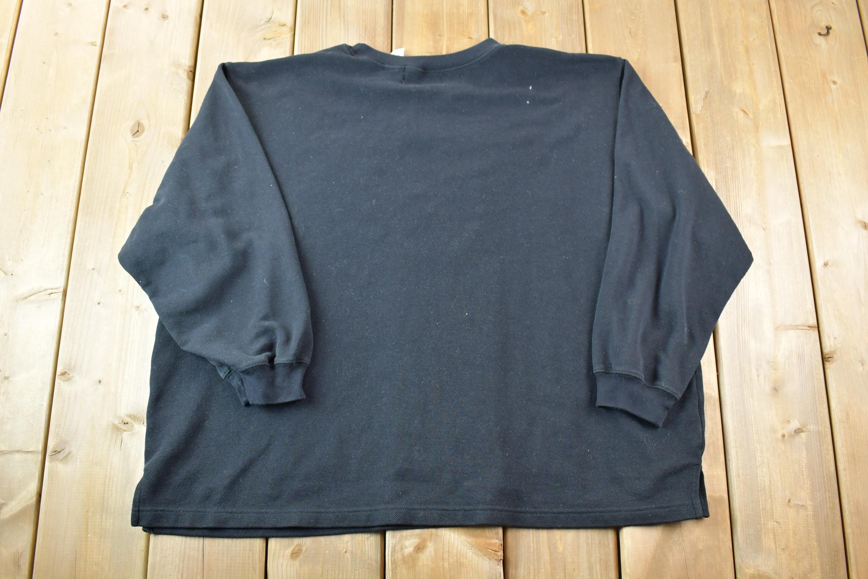 Vintage 1990s Basic Editions Floral Knit Crewneck / Souvenir 