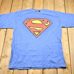 Vintage 1996 Superman DC Comics Graphic Single Stitch T-Shirt / Graphic Tee / Warner Bros / Superhero T Shirt  /Made In USA / 90s Comics