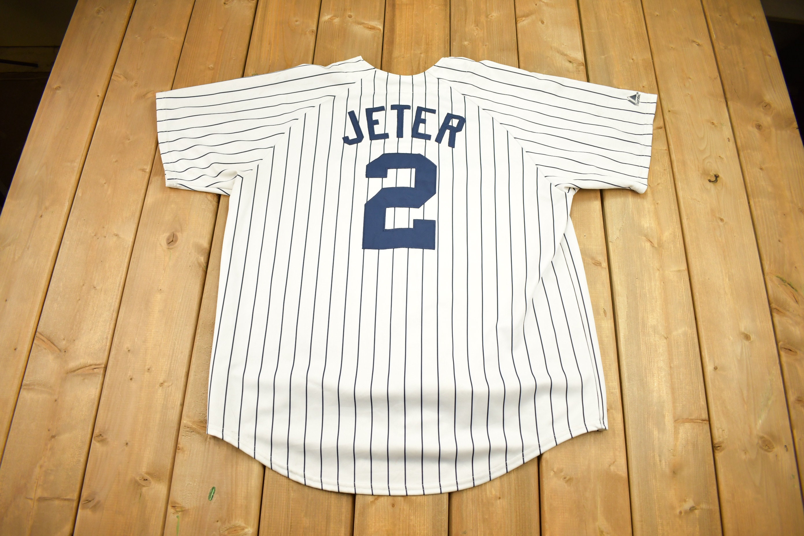 New York Yankees Alex Rodriguez Majestic Pinstripe Baseball Jersey