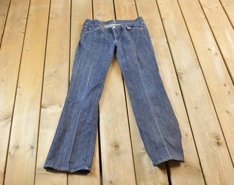 Vintage 2000s 'For All Mankind' Flared Pants Size 27 Womens Size / Made in USA / Streetwear Fashion / Vintage Pants / Y2K Jeans / Bellbottom
