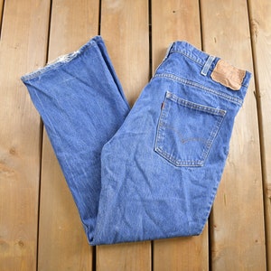 Vintage 1980s Levi&#39;s Orange Tab Größe 35 x 29 / Denim / Jeans mit geradem Bein / Made In USA / 80s Vintage Levi&#39;s