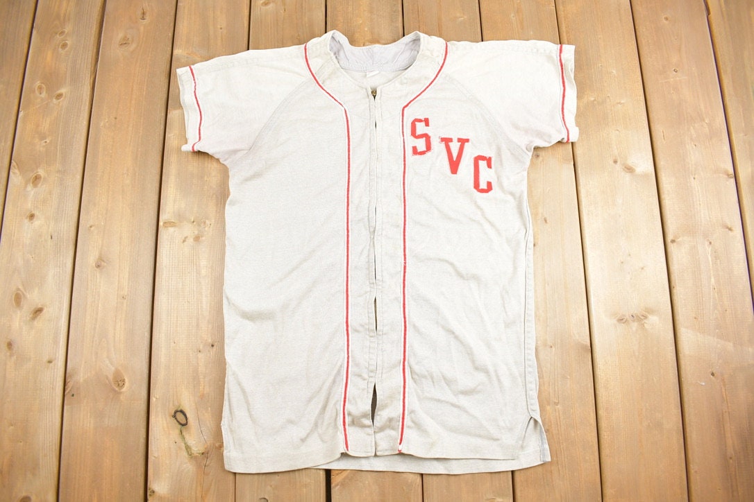 Vintage 1950s Southern SVC Baseball Jersey / Streetwear / True 