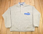 Vintage Patagonia T-Snap Fleece Sweater Outdoorsman 90s Sweater Streetwear Athleisure Hiking Vintage Patagonia Quarter Button
