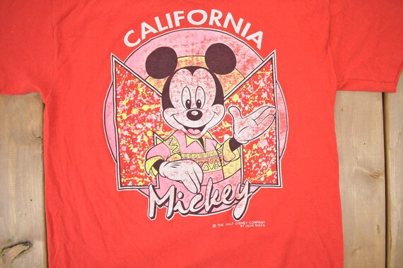 Vintage 1980s Mickey Mouse Disney California Cart… - image 3