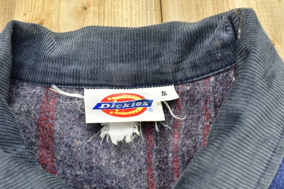 Vintage 1980s Dickies Blanket Lined Jean Chore Co… - image 5