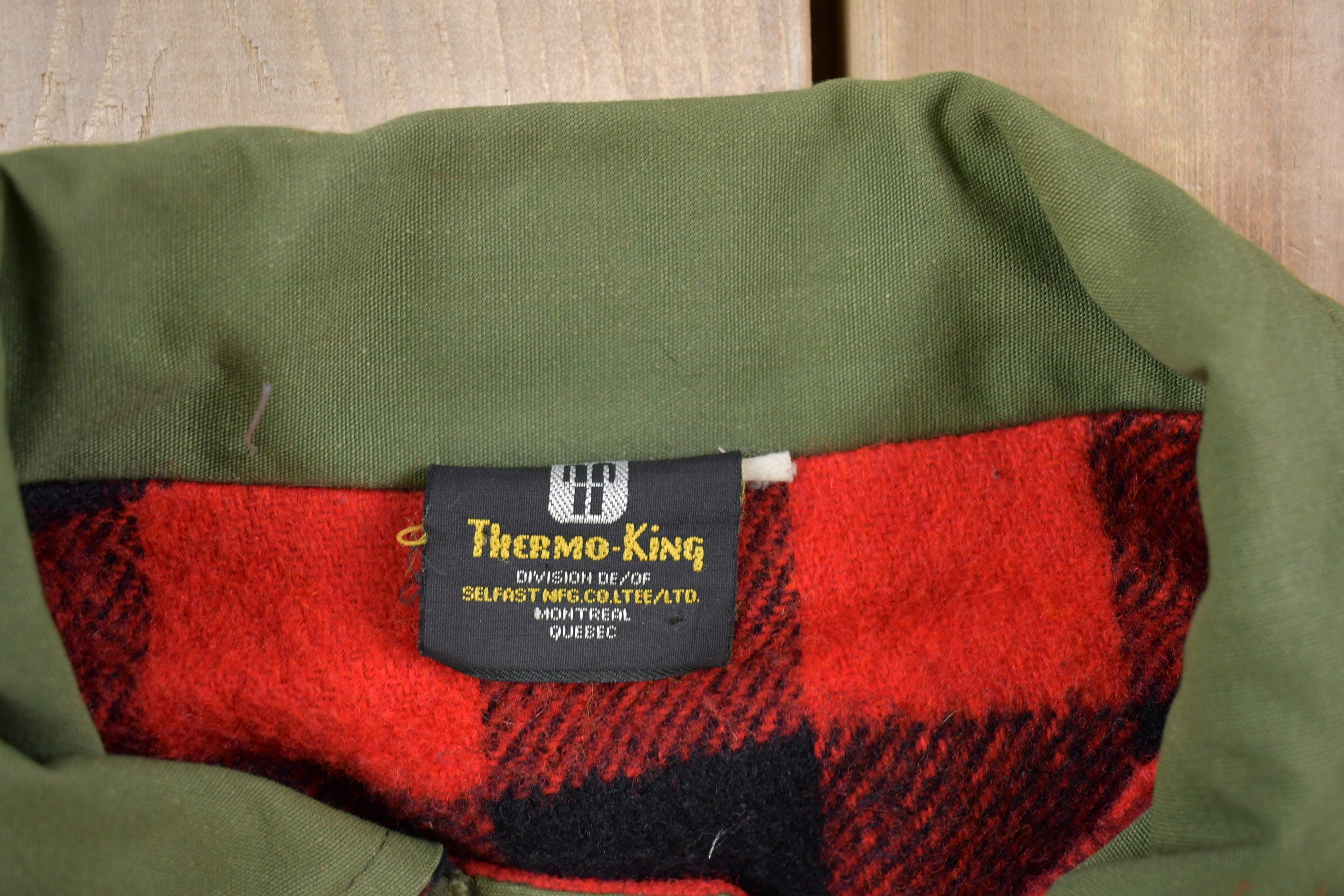 Vintage 1980s Thermo King Wool Military / Button up Jacket / - Etsy