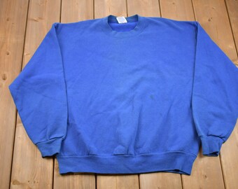 Vintage 1990s Jerzees Made In USA Crewneck Sweatshirt / 90s Crewneck / Souvenir / Athleisure / Streetwear / Travel And Tourism